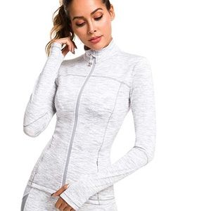 Athletic Jacket Slim Fit Full-Zip | XS